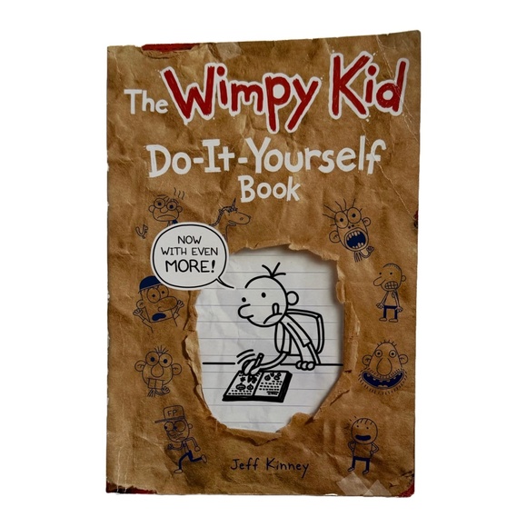 The Wimpy Kid Do-It-Yourself Book By Jeff Kinney. - Picture 1 of 4